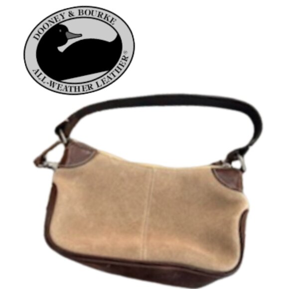 Dooney & Bourke Classic Suede and Leather Mini Bag - Picture 1 of 5